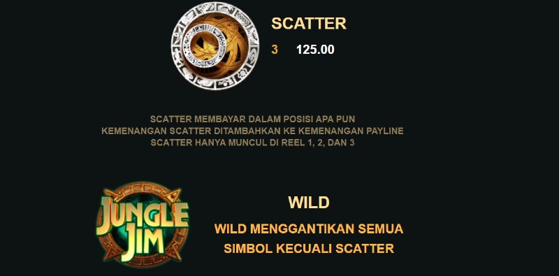 Kuasai Berbagai Simbol dan Fitur Bonus Jungle Jim - Scatter dan Wild