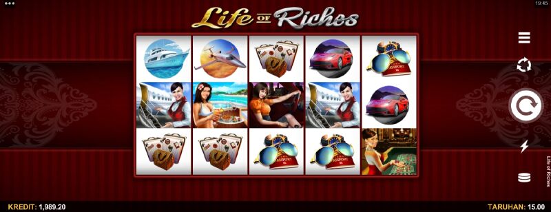 Menuju Permainan Slot Life of Riches